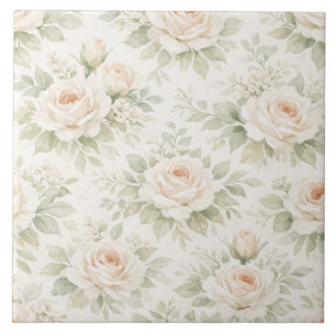 Brautfloralmuster Fliese