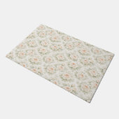 Brautfloralmuster Fußmatte (Schrägansicht)