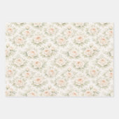 Brautfloralmuster Geschenkpapier Set (Vorderseite 3)