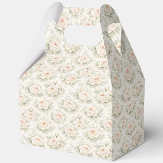 Brautfloralmuster Geschenkschachtel (Rückseite)