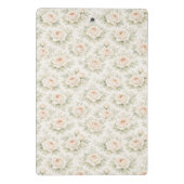 Brautfloralmuster Mini Klemmbrett (Rückseite)