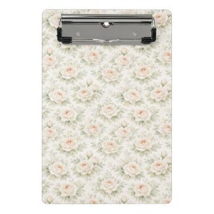 Brautfloralmuster Mini Klemmbrett