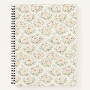 Brautfloralmuster Notizblock