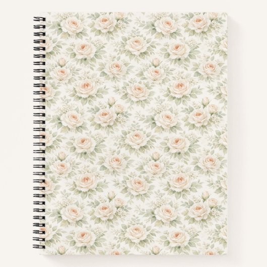 Brautfloralmuster Notizblock (Vorderseite)