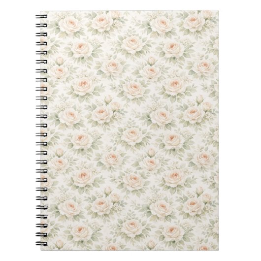 Brautfloralmuster Notizblock (Vorderseite)