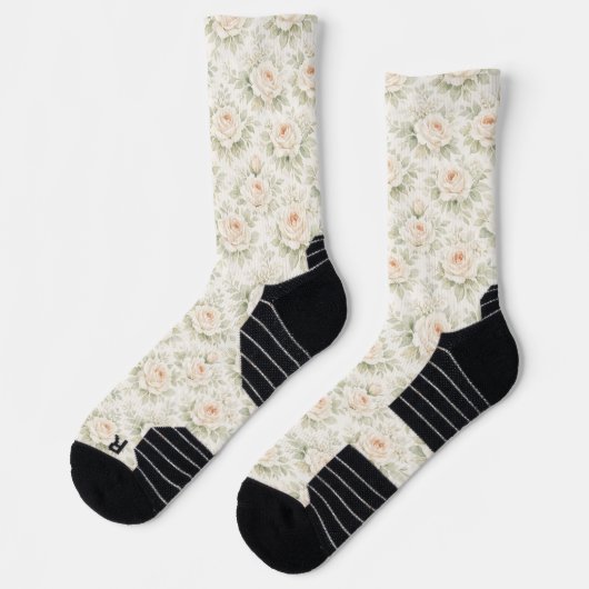 Brautfloralmuster Socken (Links)