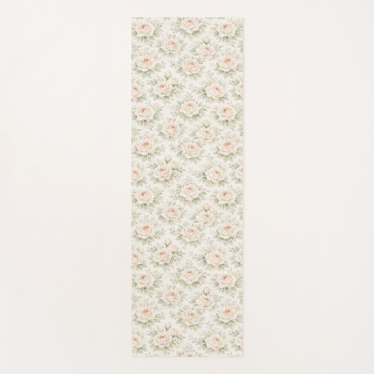 Brautfloralmuster Yogamatte (Vorderseite)