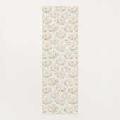 Brautfloralmuster Yogamatte (Rückseite)