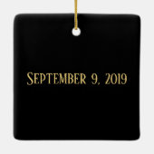 Brautfrau verlobt keramikornament (Rückseite)