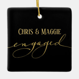 Brautfrau verlobt keramikornament