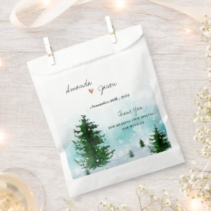 Brautgarten Danke für die Wintervormittagsparty Geschenktütchen