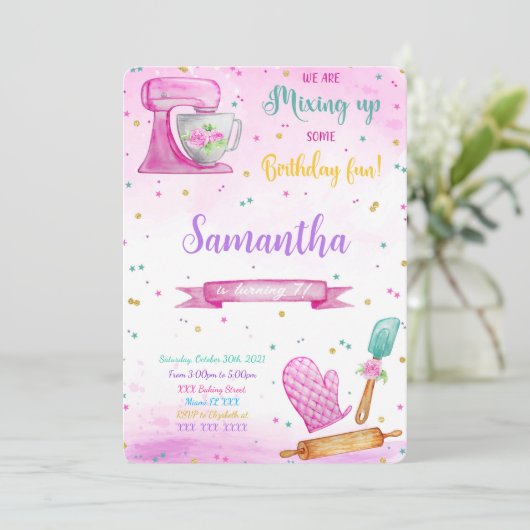 Brautgebäck Einladung (Stehend Vorderseite)