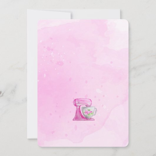 Brautgebäck Einladung (Rückseite)