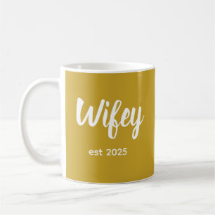 Brautgeschenk aus Gold für die zukünftige Ehefrau Kaffeetasse