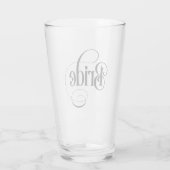 Brautglas Glas (Rückseite)