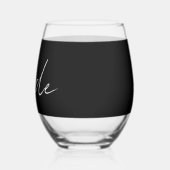 Brautglasfavorit Weinglas Ohne Stiel (Links)