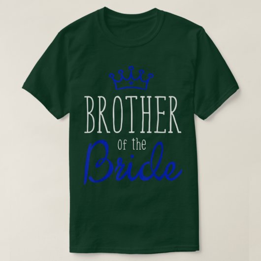 Brautgroom Bruder der Brautpresse G. T-Shirt (Design vorne)