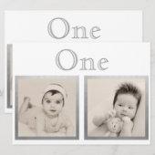 Brautgroom Custom Age Silver Tischnummer (Vorne/Hinten)