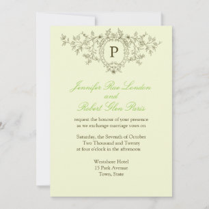 Brautgroom Monogram Hochzeitsmonogramm Hochzeiten Einladung