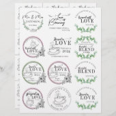 Brautgroom Wedding Tea Bag Liebhaber (Vorne/Hinten)