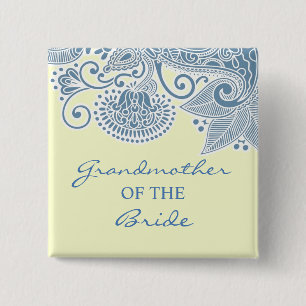 Brautgroßmutter viktorianischer Hochzeitsknopf Button