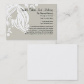 Brauthaar-und Make-upVisitenkarten Visitenkarte (Vorne/Hinten)