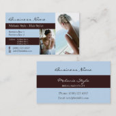 Brauthochzeits-Karte Visitenkarte (Vorne/Hinten)