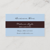 Brauthochzeits-Karte Visitenkarte (Rückseite)