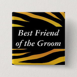 Bräutigam-bester Freund Button