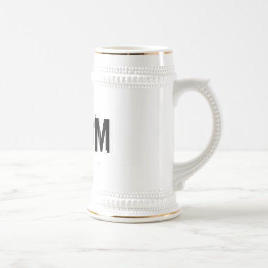 Bräutigam-Bier Stein Bierglas (Rechts)