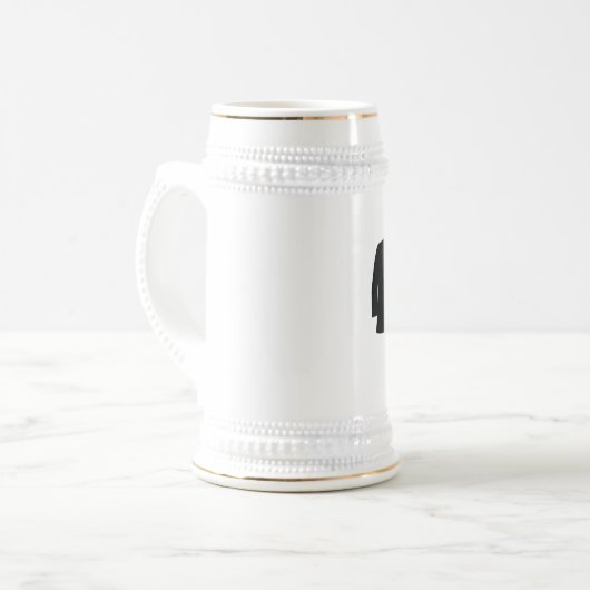 Bräutigam Bierglas (Vorderseite Links)