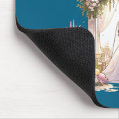 Bräutigam Braut Junggeselle Junggesellinnenabschie Mousepad (Ecke)