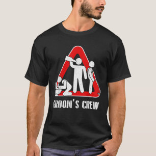 Bräutigam Crew Bräutigam Trauzeugen Lustig Jungges T-Shirt