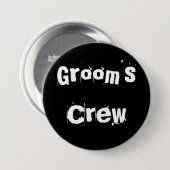 Bräutigam-Crew Button (Vorne & Hinten)
