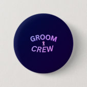Bräutigam-Crew-Button Button (Vorderseite)