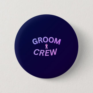 Bräutigam-Crew-Button Button