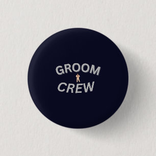 Bräutigam-Crew   Hochzeitsgesellschaft Button