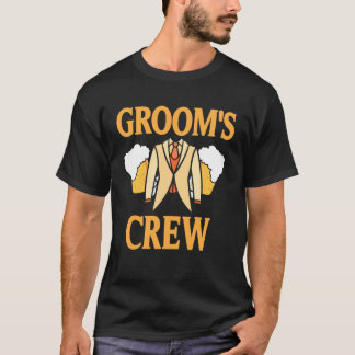 Bräutigam-Crew Junggesellenabschied Trinkteam Squa T-Shirt