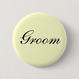 Bräutigam-Elfenbein-Knopf Button