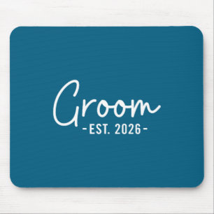 Bräutigam est 2026 Ehemann Junggesellenabschiedsta Mousepad