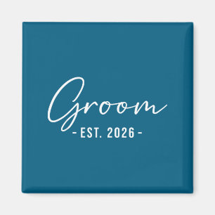 Bräutigam est 2026 passend zur Hochzeit Bräutigam  Magnet