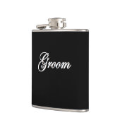 "Bräutigam-" Flasche Flachmann (Links)