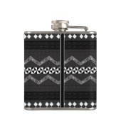 Bräutigam Flask Schnurrbart Flachmann (Rückseite)