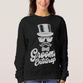 Bräutigam Gefolge Junggesellenabschied Trauzeugen  Sweatshirt (Vorderseite)