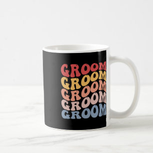 Bräutigam Groovy Junggesellenabschied Kaffeetasse