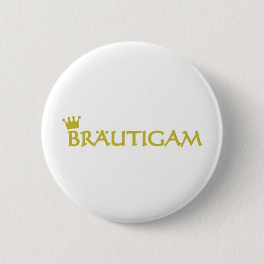 Bräutigam Ikone Button (Vorderseite)