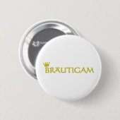 Bräutigam Ikone Button (Vorne & Hinten)