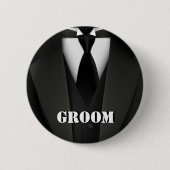 Bräutigam-Knopf Button (Vorderseite)