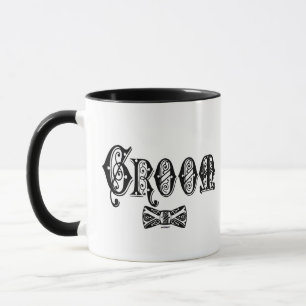 Bräutigam mit Fliege Schwarzer Typ Tasse