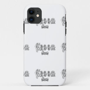 Bräutigam mit Fliege Weiß und Schwarz Typ Case-Mate iPhone Hülle